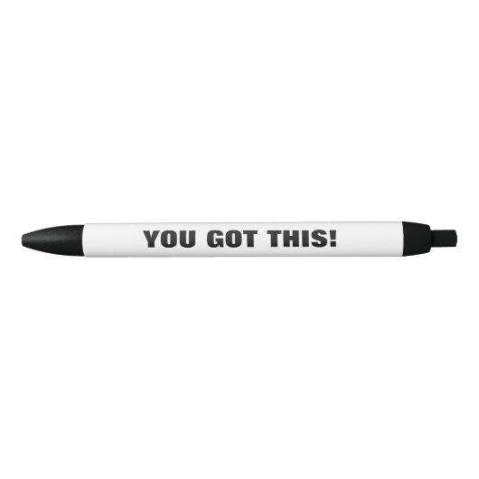 Je hebt dit! Funny Black Ink Pen Gift Idea (Voorkant)
