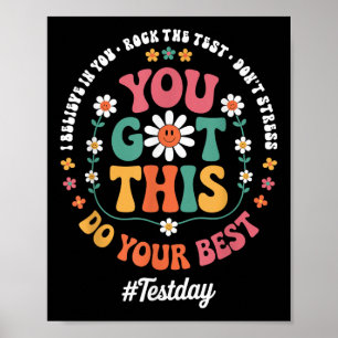 Je hebt dit gesteente op de Test State Test Day Poster