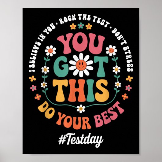 Je hebt dit gesteente op de Test State Test Day Poster (Voorkant)