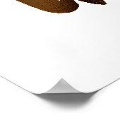 "Je hebt dit" goudpenseel Motivatie prijsopgave Poster (Hoek)