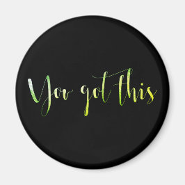 Je hebt dit groengroene thuisbeheer. magneet