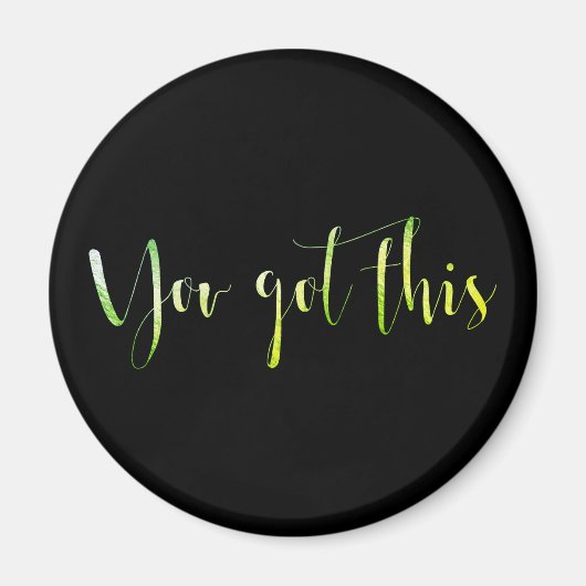 Je hebt dit groengroene thuisbeheer. magneet (Voorkant)