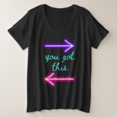 Je hebt dit grote maat t-shirt (Design voorkant)
