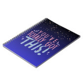 "Je hebt dit helemaal" Inspirerend Notitieboek (Linkerzijde)