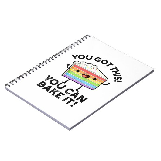 Je hebt dit, je kunt het positief maken. notitieboek (Linkerzijde)