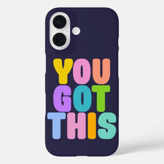 Je hebt dit kleurrijke Inspirerend citaat Case-Mate iPhone Case (Achterkant)
