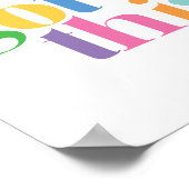 Je hebt dit kleurrijke Inspirerend Poster (Hoek)