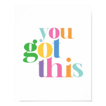 Je hebt dit kleurrijke Inspirerend