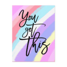 Je hebt dit Motivatie citaat regenboogpatroon