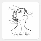 Je hebt dit - Motivatie Sticker (Voorkant)