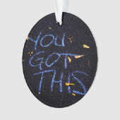 Je hebt dit, Motivation Motivation Aanmoediging Ornament (voorkant)