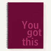 Je hebt dit - notitieboek (Voorkant)