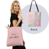 Je hebt dit - Pastel Pink Affirmation Tote Bag