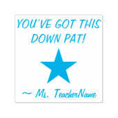 "JE HEBT DIT PAT." Rubberstempel sorteren Zelfinktende Stempel (Design)