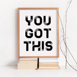 Je hebt dit poster<br><div class="desc">Je hebt deze motivatie woorden voor dit typografische poster.</div>
