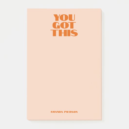 Je hebt dit roze rode Notitieboek Post-it® Notes (Voorkant)