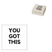 Je hebt dit rubberstempel (Gestempeld)