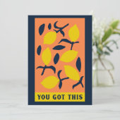 Je hebt dit - Sober Living Motivation Kaart (Staand voorkant)