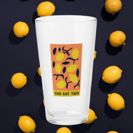 Je hebt dit - Sober Living Pint Glass Glas