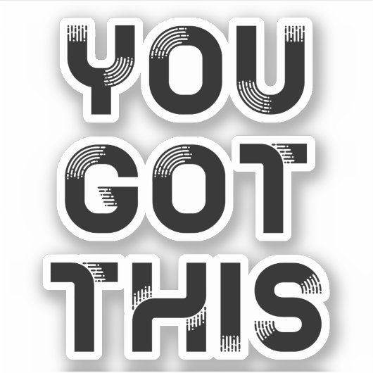 Je hebt dit sticker (Voorkant)