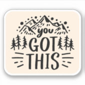 Je hebt dit sticker (Voorkant)