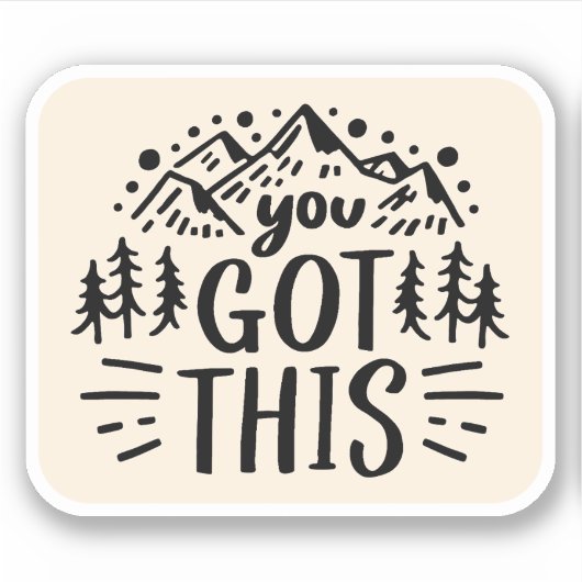 Je hebt dit sticker (Voorkant)