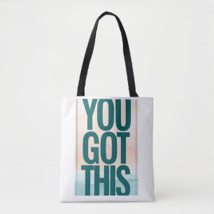 Je hebt dit tote bag