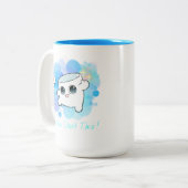 Je hebt dit! tweekleurige koffiemok (Voorkant links)