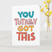 Je hebt dit Wenskaart voor aanmoediging helemaal. Kaart (Gele Bloem)