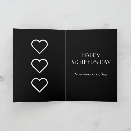 JE HEBT DOCHTER ♥ Grappig Moederdag Kaart (Binnen)