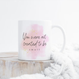 Je hebt doel Motivatie roze sparkle Mok
