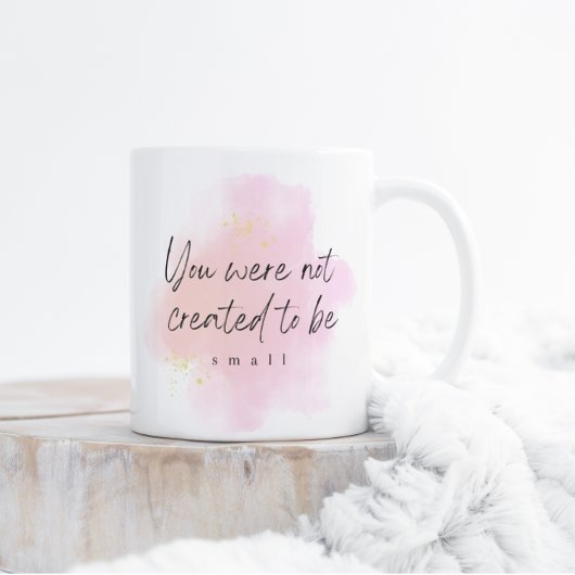 Je hebt doel Motivatie roze sparkle Mok