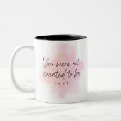 Je hebt doel Motivatie roze sparkle Mok (Links)