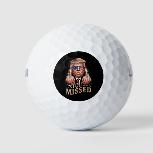 Je hebt Donald Trump Amerikaanse verkiezingen gemi Golfballen (Voorkant)