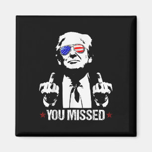 Je hebt Donald Trump Funny Pro Trump 2024 gemist Magneet