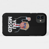Je hebt Donald Trump gemist Case-Mate iPhone Case (Achterkant (horizontaal))