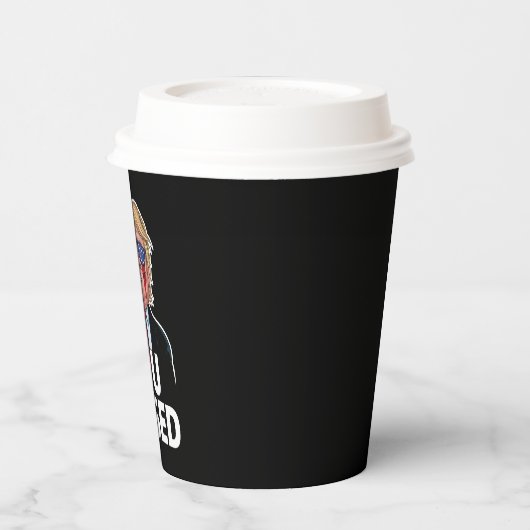 Je hebt Donald Trump gemist Papieren Bekers (Links)