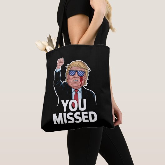 Je hebt Donald Trump gemist Tote Bag (Dichtbij)