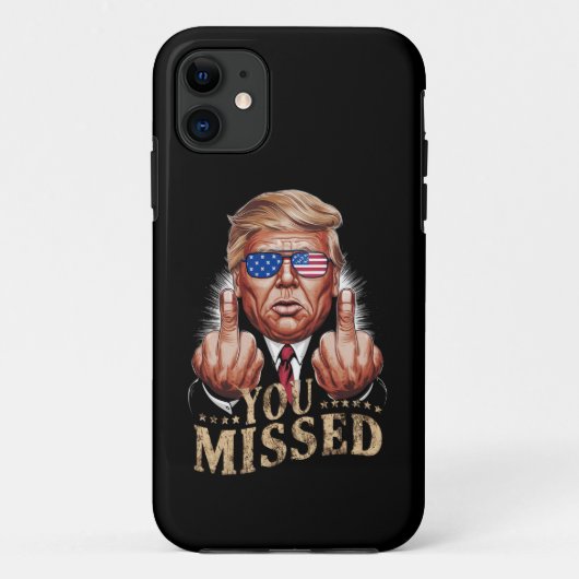 Je hebt Donald Trump US verkiezingen gemist Case-Mate iPhone Case (Achterkant)
