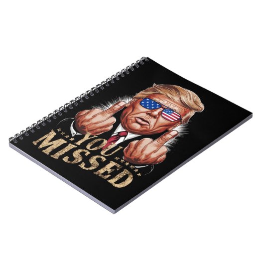 Je hebt Donald Trumps Amerikaanse verkiezing gemis Notitieboek (Linkerzijde)