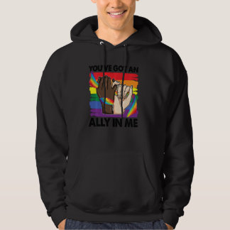 Je hebt een Ally in me, regenbooglbt vlag Lgbetq G Hoodie