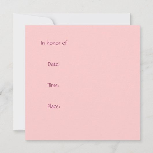 Je hebt een arecordiaal invitedt.. kaart (Achterkant)