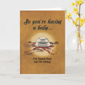 Je hebt een Baby-Kaart Kaart (Gele Bloem)