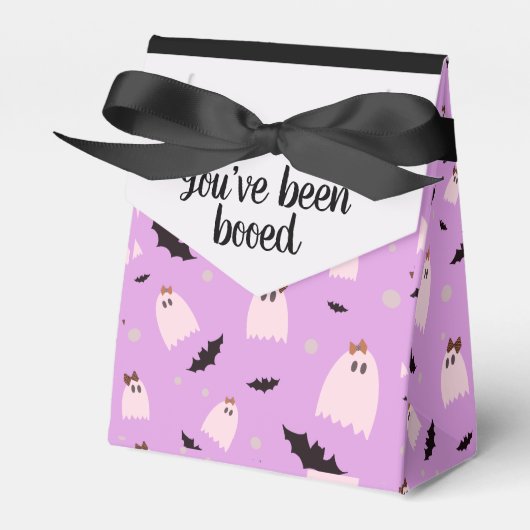 Je hebt een Booed Ghost Halloween Favor Box Bedankdoosjes (Voorkant Zijde)