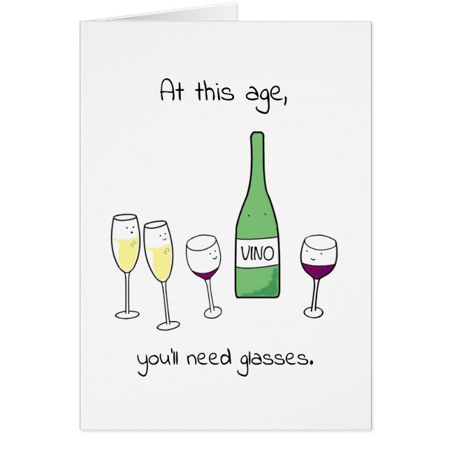 Je hebt een bril nodig. (Voorkant)