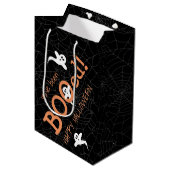 Je hebt een geBooste Cute Ghost Halloween Snoep Fa Medium Cadeauzakje (Voorkant Gekanteld)