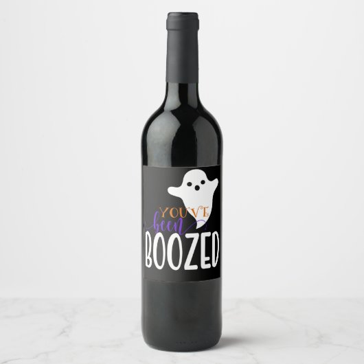 Je hebt een gebooste Wijnlabel Wijn Etiket (Voorkant)