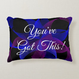 Je hebt een geometrisch accentkussen accent kussen