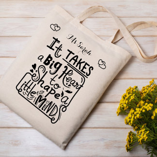 Je hebt een groot hart nodig voor de Canvas tas va