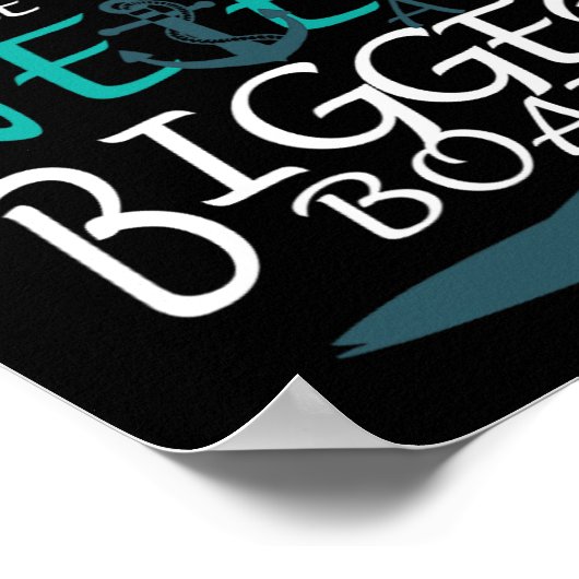 Je hebt een grotere bootparty nodig poster (Hoek)